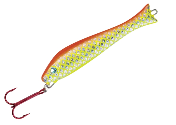 DEGA PILKER CASTER gelb/UV-orange-silber - 75g