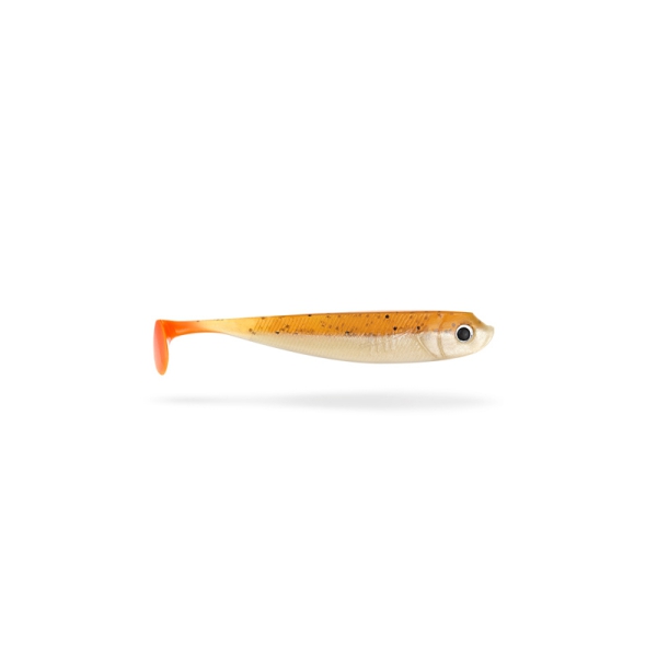 10 cm Lieblingsköder - Whisky Orange (klares Wasser + Wolken) - 4 Stück