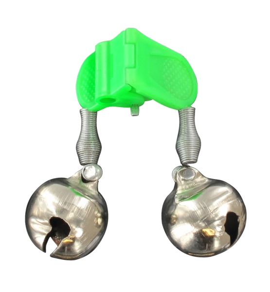 Rutenglocke Aalglocke Doppelglocke mit Knicklichthalter - Aalgöckchen