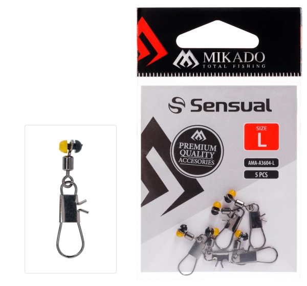 BEFESTIGUNGSSYSTEM - WAGGLER/FEEDER - ADAPTER - Größe L (rote Perle) - 5 Stück