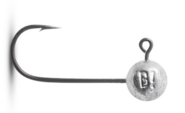 5 Stück - Jig Kopf Delphin BOMB Micro Jig ohne Schaft - MUSTAD-Haken #4 - 5 Gramm