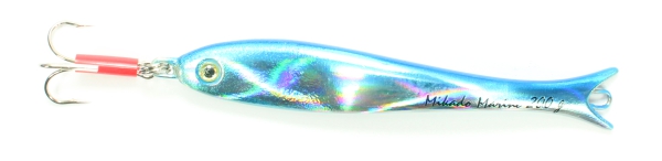 Mikado Marine Pilker 120 Gramm - Norwegenpilker Dorschköder - Blau-Silber