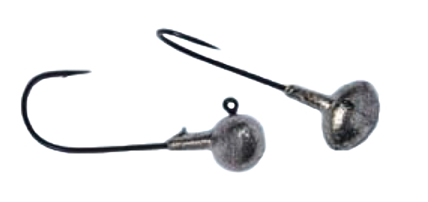 3 Stück Jigkopf Football-Jig mit OWNER 5418 needle point #5/0 -21g