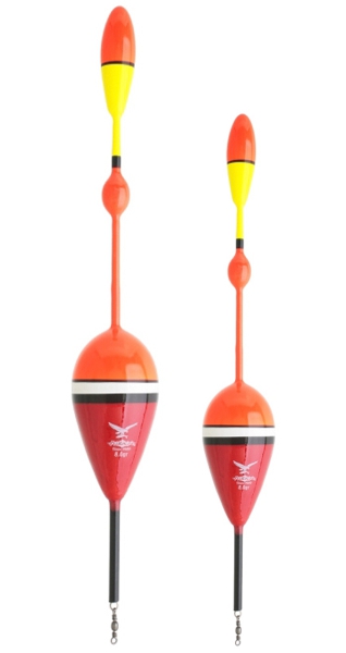 MIKADO Laufpose mit Pilot und Wirbel Angelpose -  2 Gramm