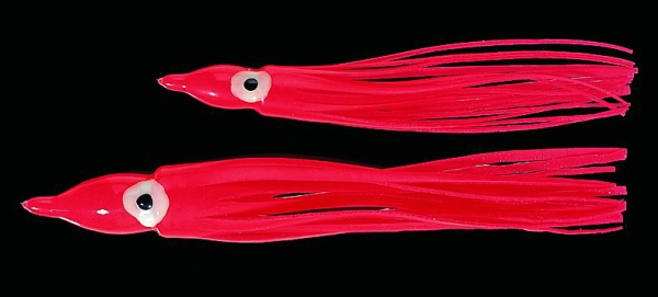 Octopus - Japanrot 9 cm - 5 Stück