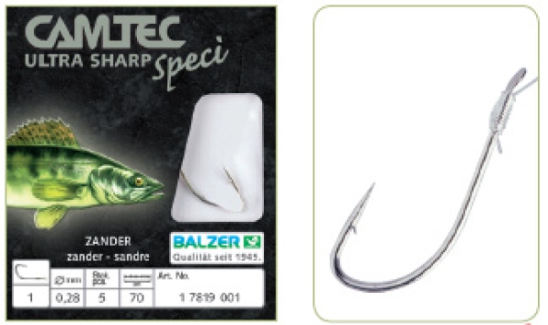 BALZER CAMTEC Zander Silber - Zanderhaken
