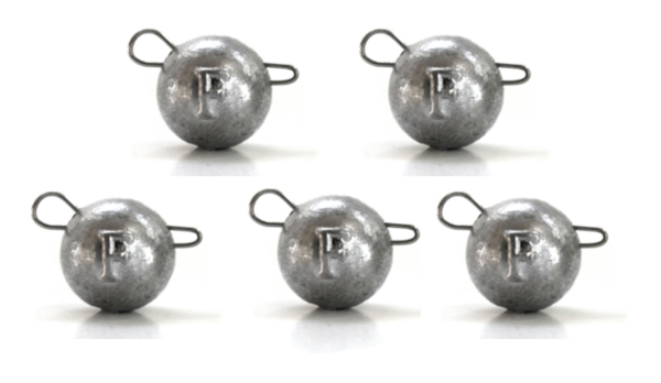 5 Stück FANATIK Cheburashka Jig Jigkopf Bleikopf - 10g natur