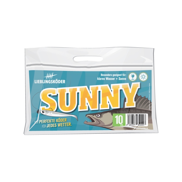 10 cm Lieblingskö10 cm Lieblingsköder - Sunny (klares Wasser + Sonne) - 4 Stück