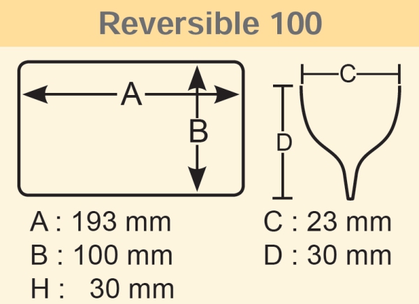 MEIHO (Japan) Reversible 100 - Wobblerbox Pilkerbox (Köder bis 100mm)