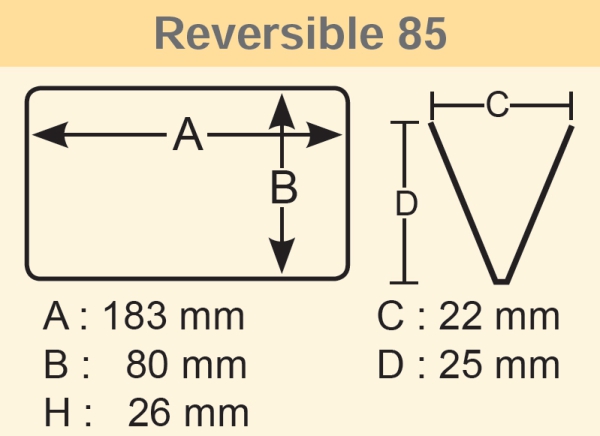 MEIHO (Japan) Reversible 085 - Wobblerbox Pilkerbox (Köder bis 80mm)