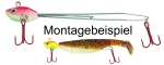 Volker Dapoz original Master Jig - Rot-Fluo 80 Gramm