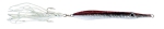 DEGA Tobias / Sandaal Octopus-Pilker 200g Rot-Schwarz-Glitter