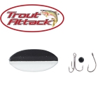 TRAUT ATTACK Inliner Spoon Pro Staff - 1,9g - schwarz-weiss