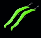 DEGA Sandaal Beifänger 17cm Haken 8/0 - 2 Stück-  Luminous/Green