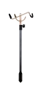 Rutenhalter, Metall, teleskopierbar 54-88 cm