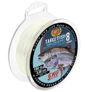 WFT Target Fish 8 - 8fach geflochten - Targetfish FORELLE MEERFORELLE transparent  0,12 - 8kg - je 100m von der Großspule