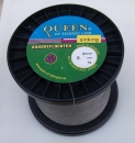 QUEEN of Fishingline 4-Fach-rundgeflochten sinkink - 0,20 - 12,6 kg - Farbe grau sinkend - je 100 Meter